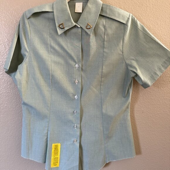 SOLD US Military Women's Dress Shirt   Size 10 - Picture 3 of 8